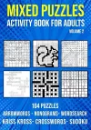 Mixed Puzzle Activity Book for Adults Volume 2 cover