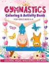 Gymnastics Coloring & Activity Book for Girls 4-8 cover