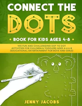 Connect The Dots Book For Kids Ages 4-8 cover