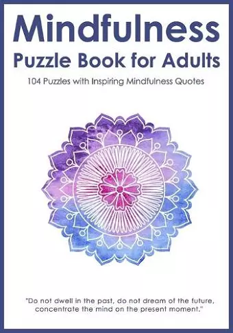 Mindfulness Puzzle Book for Adults cover