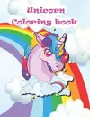 unicorn coloring book for kids ages 4-8 cover