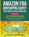 Amazon FBA, Dropshipping Shopify, Social Media & Affiliate Marketing cover