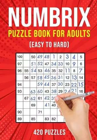 Numbrix Puzzle Books for Adults cover