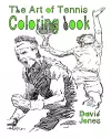 The Art of Tennis Coloring Book cover