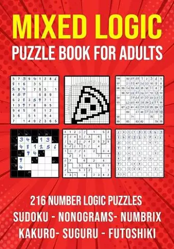 Logic Puzzle Book for Adults Mixed cover