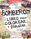 Bomberos Libros Para Colorear y Dibujar para Niños de 3 a 8 años cover