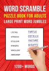 Word Scramble Puzzle Books for Adults cover