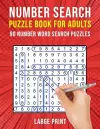 Number Search Puzzle Books for Adults cover