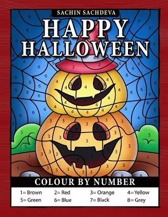 Happy Halloween Colour by Number cover