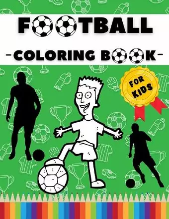 Football Coloring Book for Kids cover
