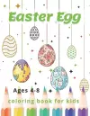 Easter Egg Coloring Book for Kids Ages 4-8 cover