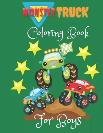 Monster Truck Coloring Book for Boys cover