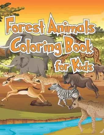 Forest Animals Coloring Book for Kids cover