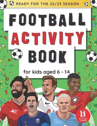 Football Activity Book For Kids Aged 6-14 cover