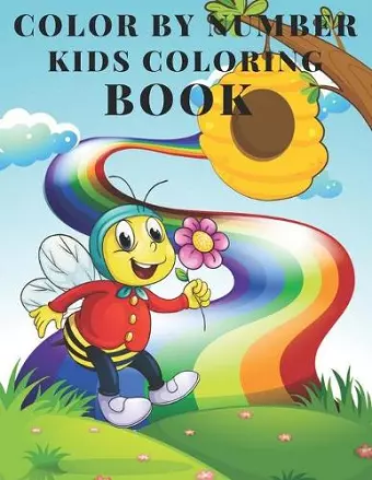 Color By Number Kids Coloring Book cover