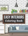 Easy Interiors Coloring Book cover