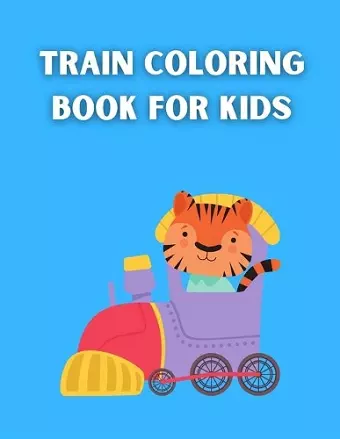 Train Coloring Book For Kids cover