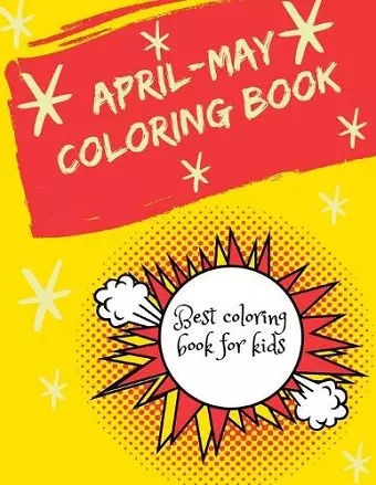 April-May Coloring Book cover