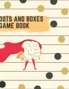 Dots and boxes game book, activity book for kids and adults cover