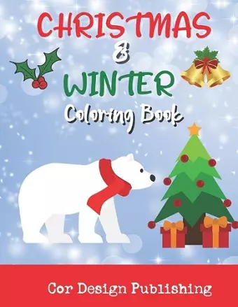 Christmas And Winter Coloring Book cover