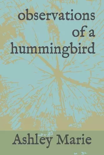 observations of a hummingbird cover