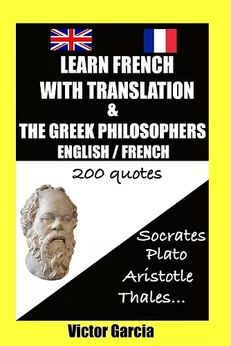 Learn French with Greek translation and philosophers - 200 quotes cover