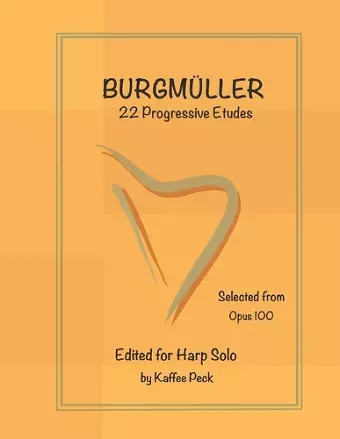 Burgmuller for Harp Solo cover