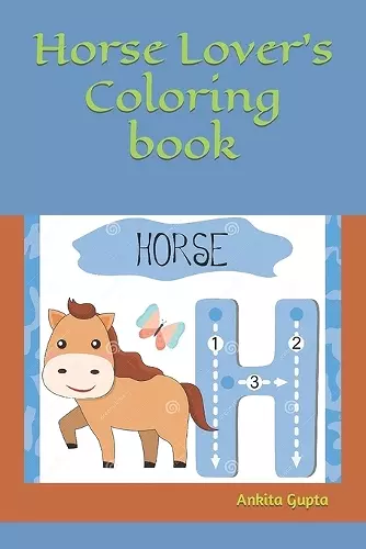 Horse Lover's Coloring book cover