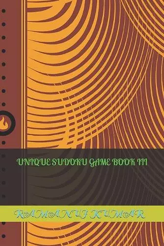 Unique Sudoku Game Book III cover