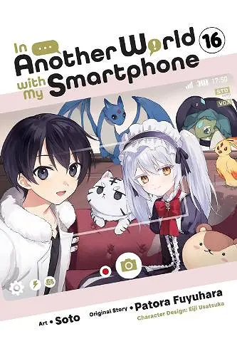 In Another World with My Smartphone, Vol. 16 (manga) cover