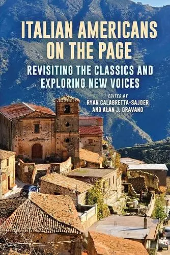 Italian Americans on the Page cover