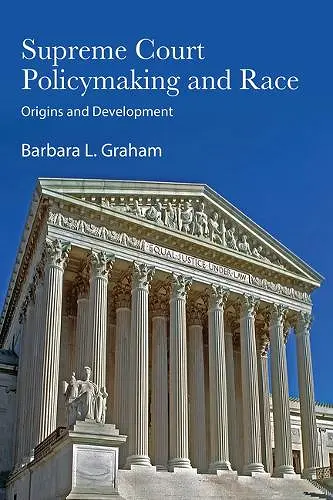 Supreme Court Policymaking and Race cover