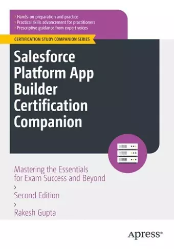 Salesforce Platform App Builder Certification Companion cover