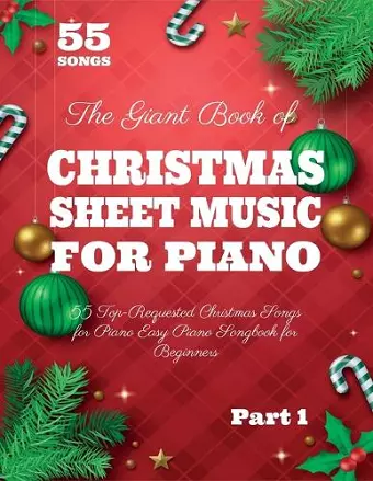 The Giant Book of Christmas Sheet Music For Piano cover