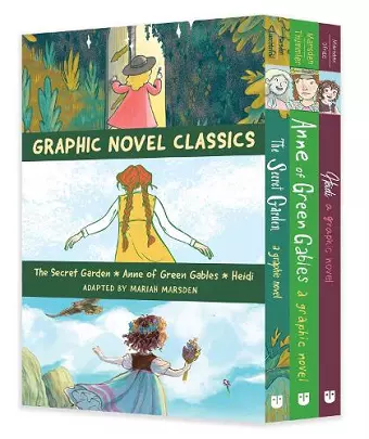 Graphic Novel Classics: The Secret Garden, Anne of Green Gables, and Heidi cover