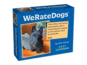 WeRateDogs 2027 Day-to-Day Calendar cover