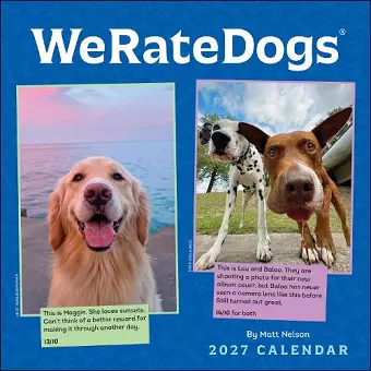 WeRateDogs 2027 Wall Calendar cover