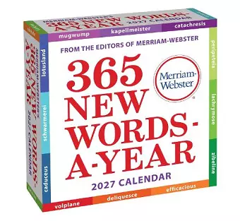 Merriam-Webster's 365 New Words-A-Year 2027 Day-to-Day Calendar cover