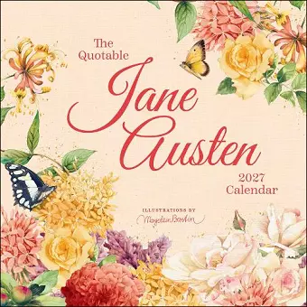 The Quotable Jane Austen 2027 Wall Calendar cover