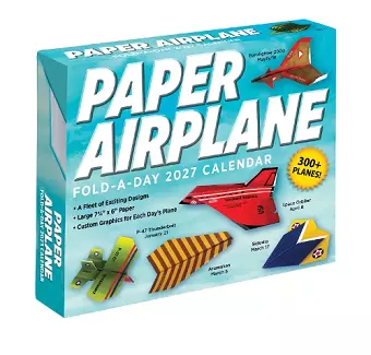 Paper Airplane 2027 Fold-A-Day Calendar cover