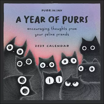 A Year of Purrs 2027 Wall Calendar cover