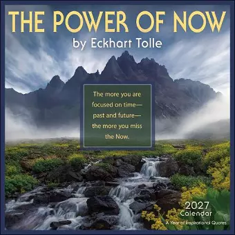 The Power of Now 2027 Wall Calendar cover