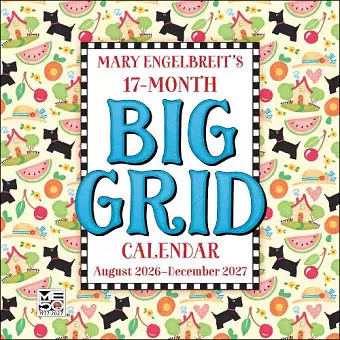 Mary Engelbreit's 2026-2027 17-Month Big Grid Wall Planner Calendar cover