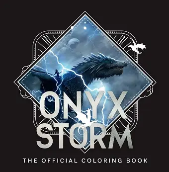 Onyx Storm The Official Coloring Book cover