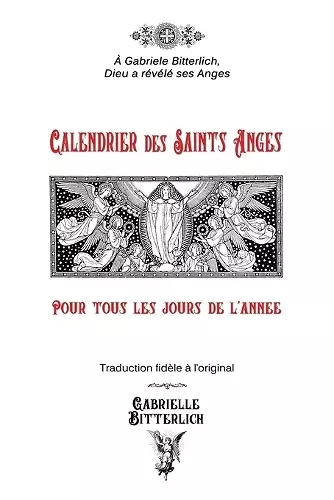 Calendrier des Saints Anges cover