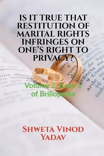 Is It True That Restitution of Marital Rights Infringes on One's Right to Privacy? cover