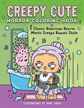 Creepy Cute Horror Coloring Book cover