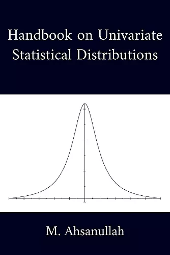 Handbook on Univariate Statistical Distributions cover