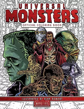 Universal Monsters: The Official Coloring Book cover