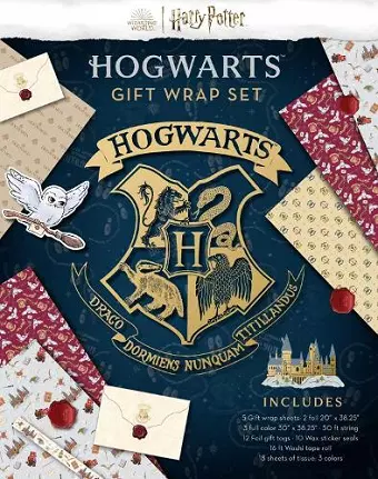 Harry Potter: Hogwarts Gift Wrap Stationery Set cover